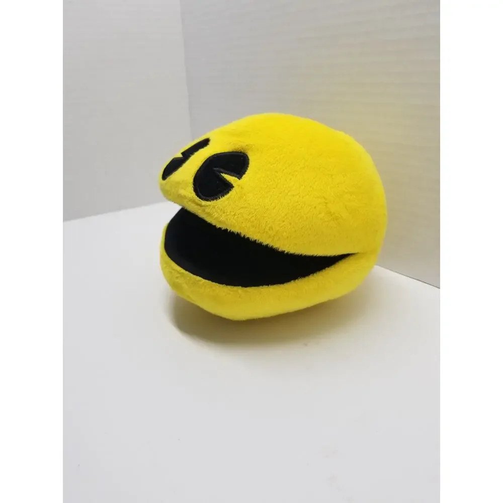 Classic Pac-Man Yellow Plush Toy 7 Inch Video Game Collectible Bandai Namco
